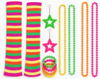 Neon 80s Party Style in One Fun Accessory Set