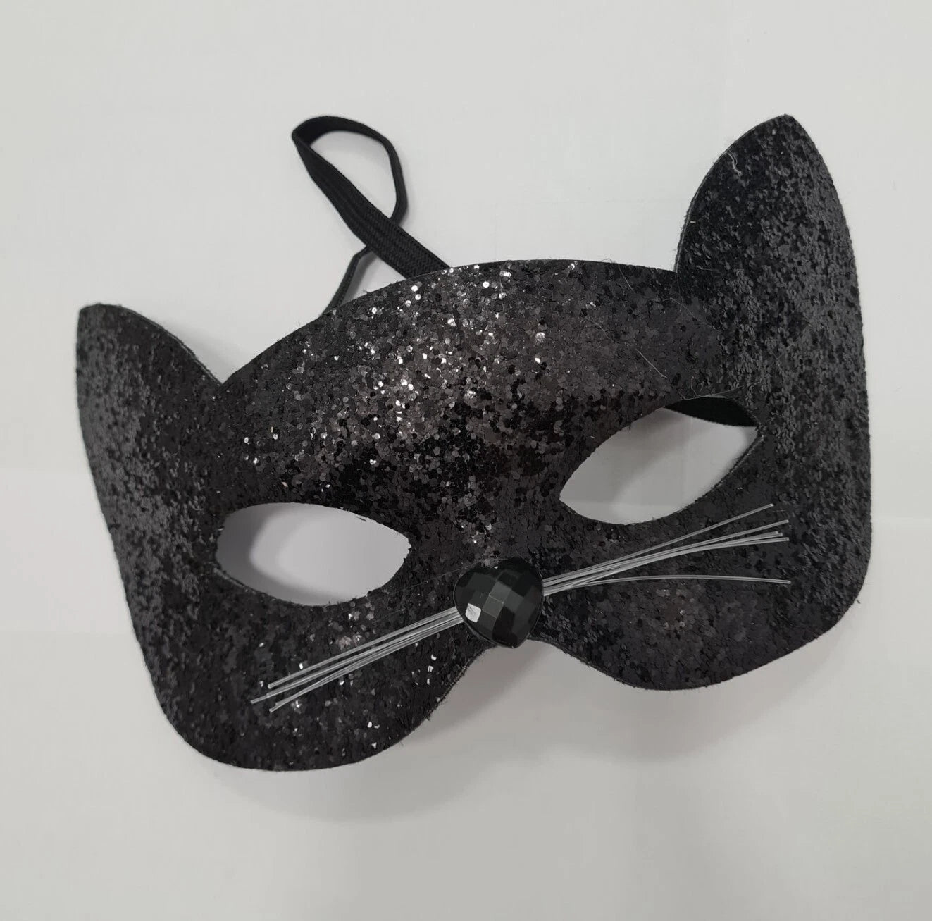 Sequin Glittered Cat Eye Mask