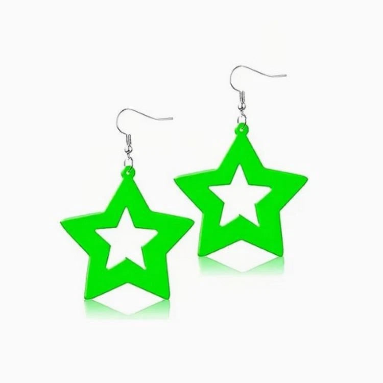 80's Neon Ear Rings