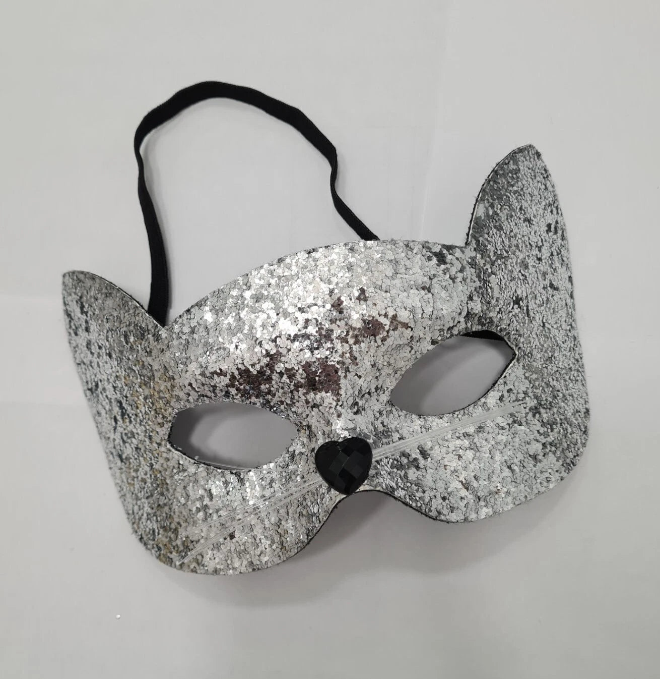 Sequin Glittered Cat Eye Mask