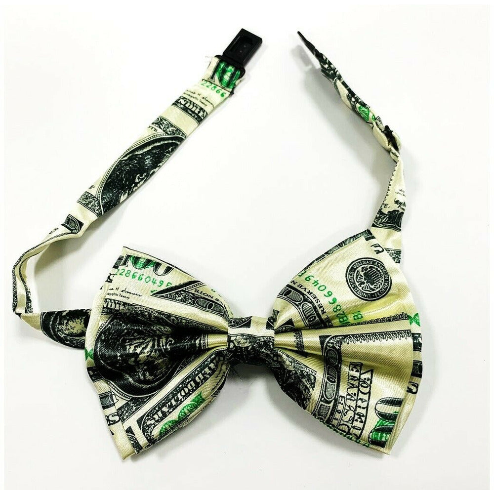 Satin Bow Tie Adjustable Pre-Tied