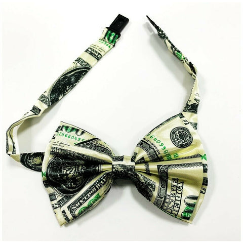 Satin Bow Tie Adjustable Pre-Tied