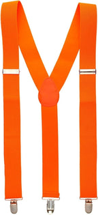 Uni-Sex Adjustable Y Back Clip-on Suspender Braces