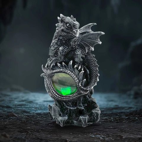 Black Dragon Eye Figurine 15.3cm