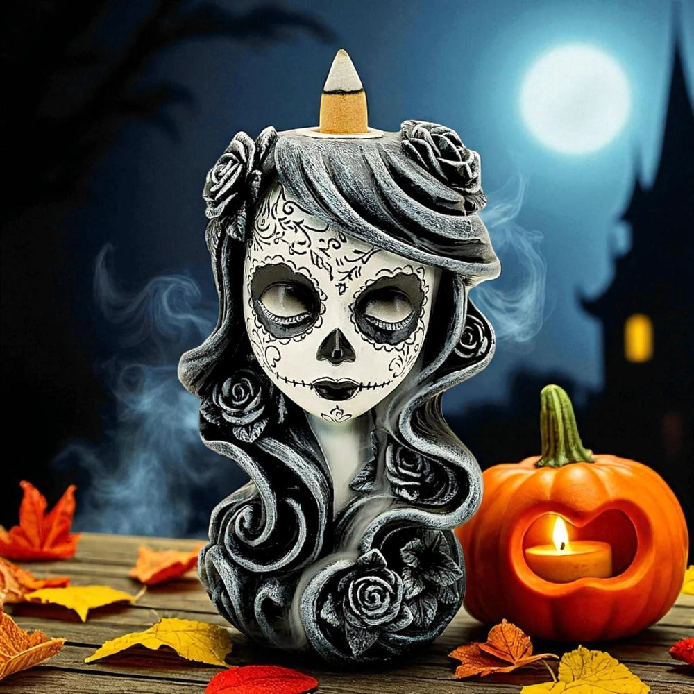Flor de Muerte Backflow Incense Burner 16.5cm