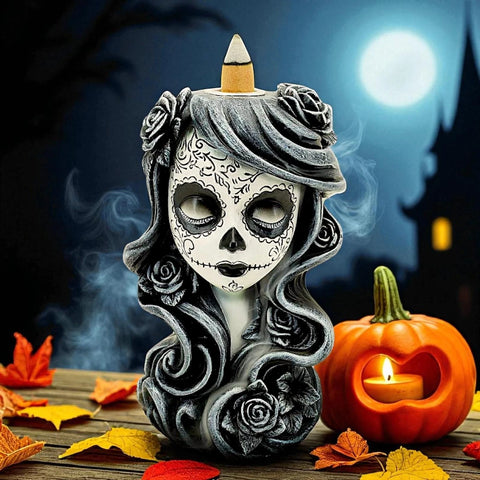 Flor de Muerte Backflow Incense Burner 16.5cm