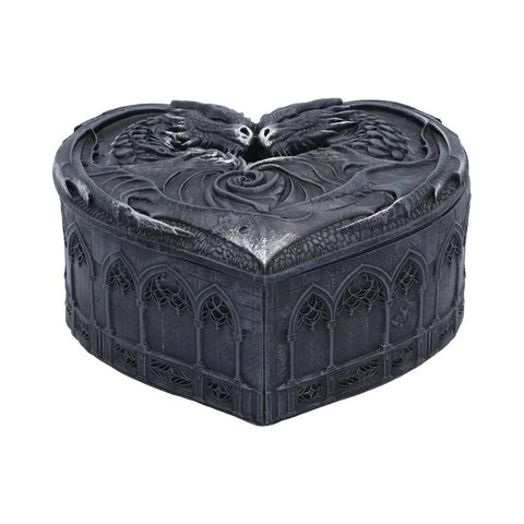 Black Dragon Heart Trinket Box 6.8cm