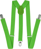 Uni-Sex Adjustable Y Back Clip-on Suspender Braces