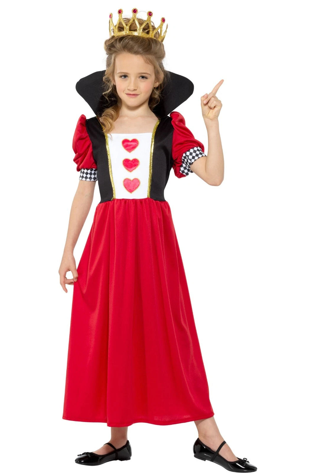 Fairytale Queen of Hearts Kids Costume by Karnival Costumes