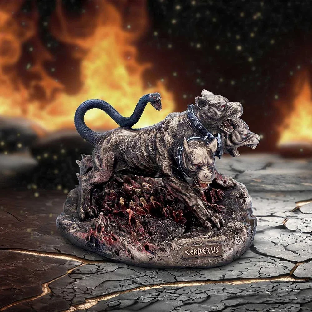Nemesis Now Cerberus the Three Headed Hound of Hades Bronze Figurine 11cm