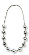 80's Disco Ball Necklace