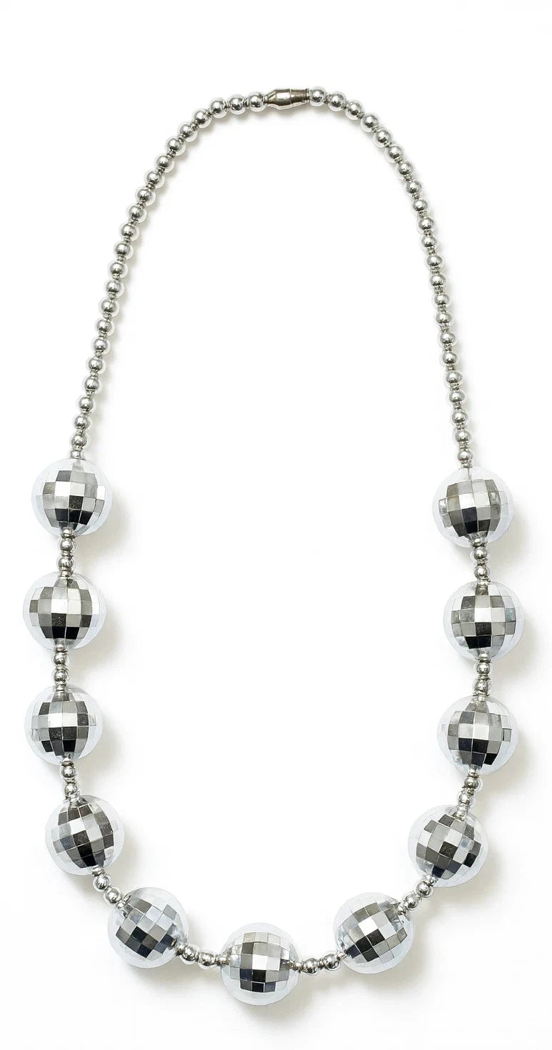 80's Disco Ball Necklace