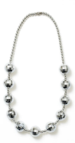 80's Disco Ball Necklace