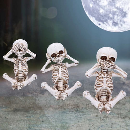 Nemesis Now Three Wise Skellywags 13cm