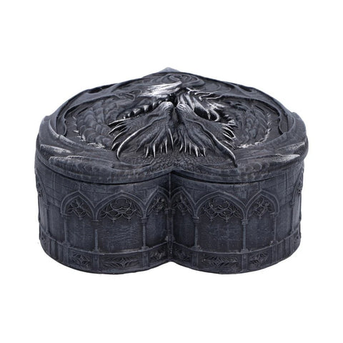 Black Dragon Heart Trinket Box 6.8cm