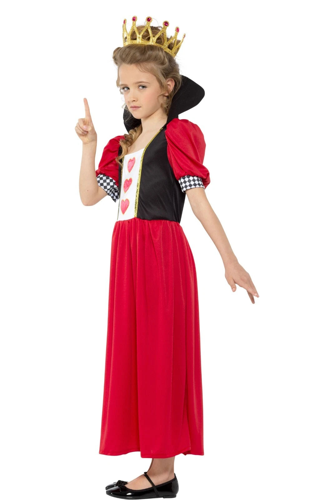 Fairytale Queen of Hearts Kids Costume by Karnival Costumes