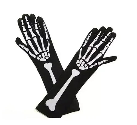 Skull Gothic Gloves