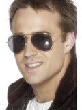 Aviator Specs, Gold  Frame by Smiffys