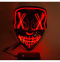 Stylex Party LED Stitches Mask, Red