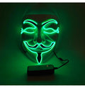 Stylex Party Anonymous LED Mask, Green