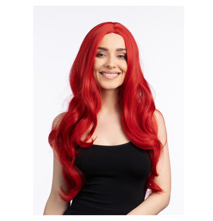 Stylex Party Deluxe Layla Wig, Red