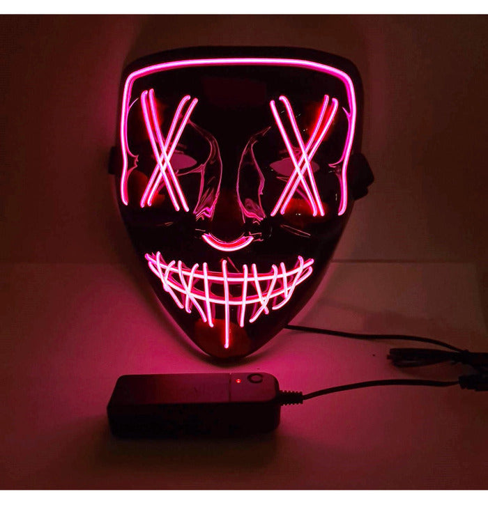 Stylex Party LED Stitches Mask, Pink