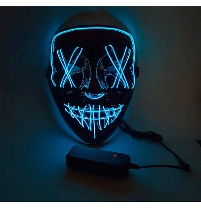 Stylex Party LED Stitches Mask, Blue