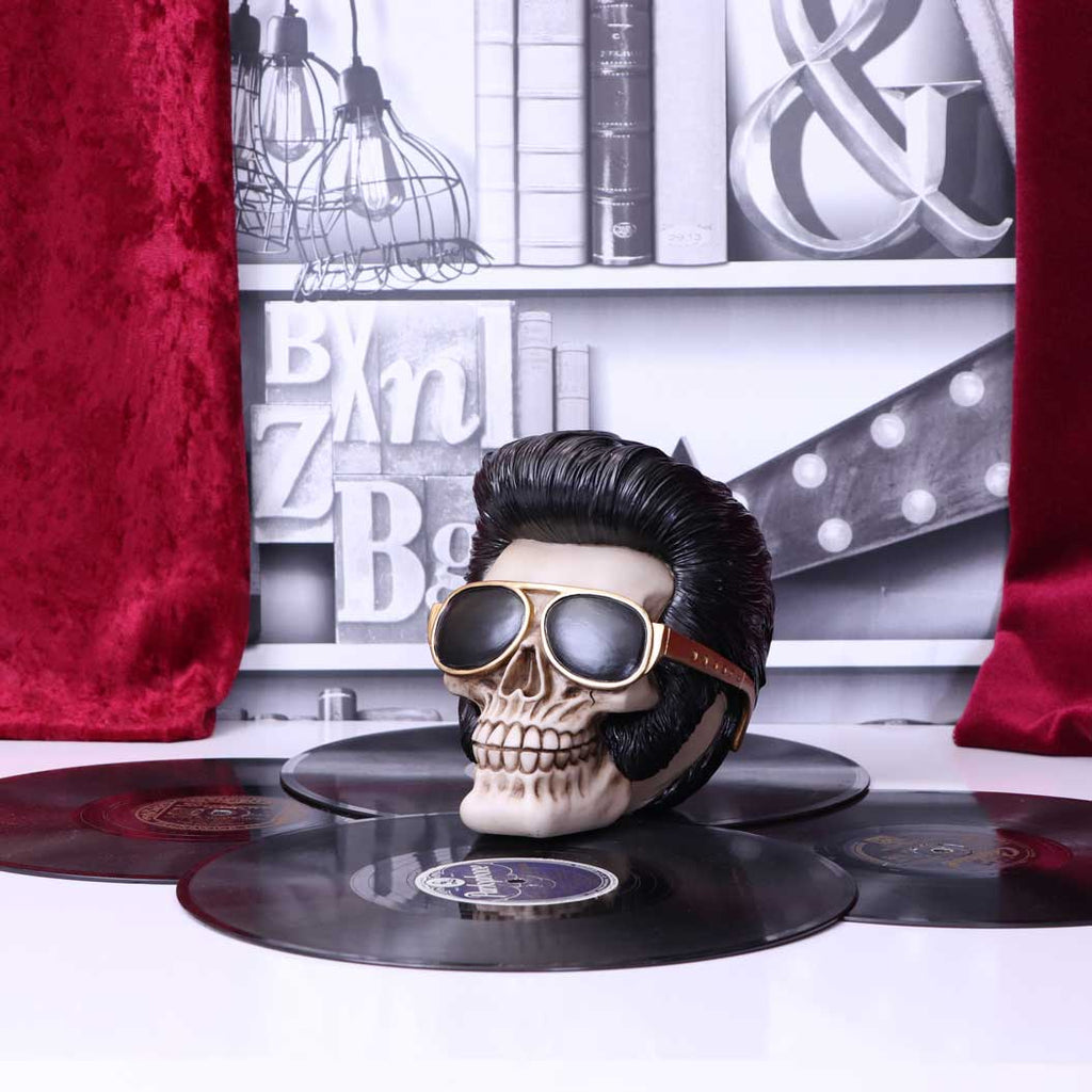 Nemesis Now Uh Huh The King Elvis Skull Figurine 17cm