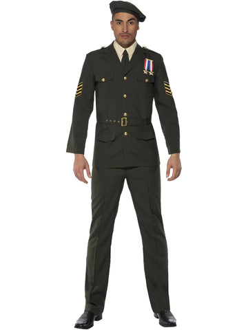 Wartime Officer, Green Beret costume by Smiffys