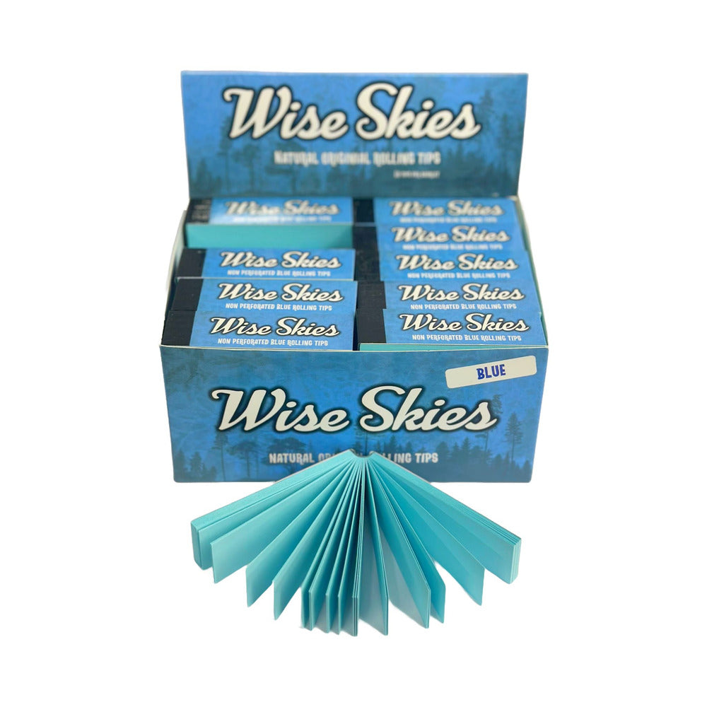 Wise Skies Blue Premium Rolling Tips