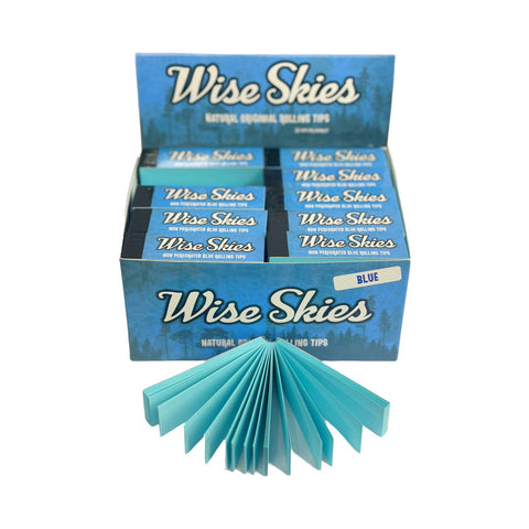 Wise Skies Blue Premium Rolling Tips