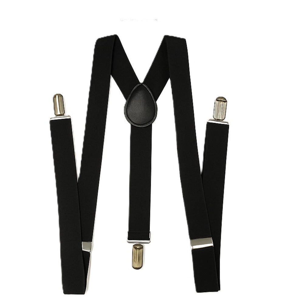 Uni-Sex Adjustable Y Back Clip-on Suspender Braces